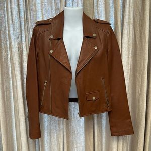 Zara | Size S | Brown Leather Jacket